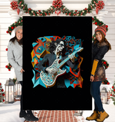 Timeless Treble Clef Sherpa Blanket